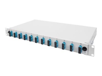 DIGITUS fiber-optic splice box DN-96200-QL - 1U - 19