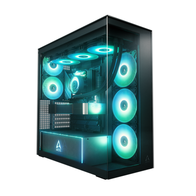 Case Arctic Xtender Black / Mirror Glass