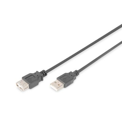 DIGITUS USB 2.0 extension cable - USB Type-A male/USB Type-A female - 1.8 m
