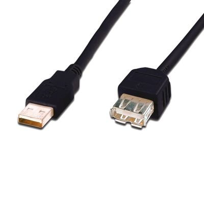 DIGITUS USB 2.0 extension cable - USB Type-A male/USB Type-A female - 3 m