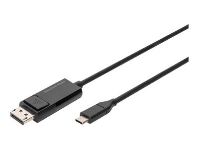 DIGITUS video adapter cable AK-300334-020-S - USB-C / DisplayPort - 2 m