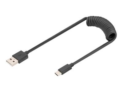 DIGITUS USB-C cable AK-300430-006-S - USB-A / USB-C - 1 m