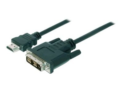 DIGITUS HDMI adapter cable - HDMI Type-A male/DVI-D (18+1) male - 3 m (AK-330300-030-S)
