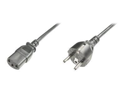 DIGITUS Power cable - CEE 7/7 (Type-F)(CEE 7/7) male/IEC C13 female - 1.8 m (AK-440101-018-S)
