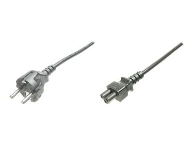 DIGITUS German power cable - CEE 7/7 (Type-F) (CEE 7/7) male/IEC C5 female - 1.8 m (AK-440103-018-S)