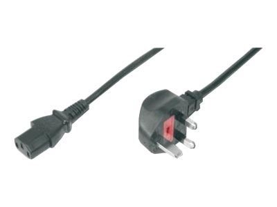 DIGITUS British power cable - BS 1363 male/IEC C13 female - 1.8 m