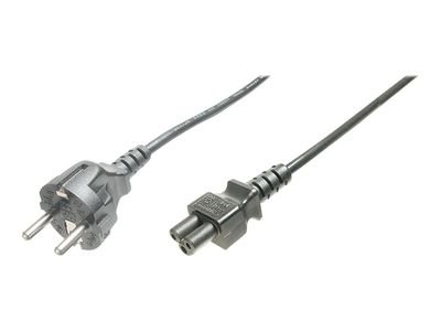 DIGITUS German power cable - CEE 7/7 (Type-F) (CEE 7/7)/IEC C5 - 75 cm
