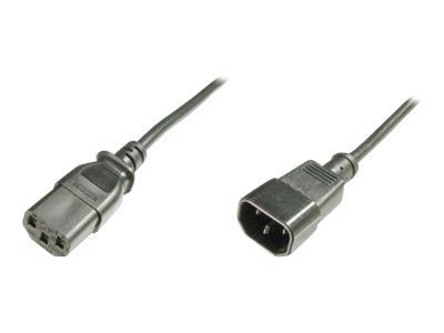 DIGITUS Power cable extension - IEC C14 male/IEC C13 female - 5 m (AK-440201-050-S)