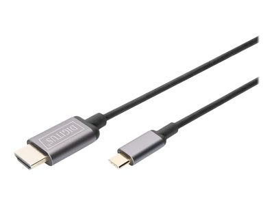 DIGITUS Video adapter cable DA-70821 - USB-C / HDMI - 1.8 m