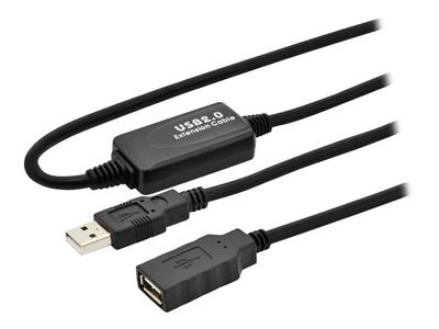DIGITUS DA-73100-1 - USB extension cable - USB to USB - 10 m