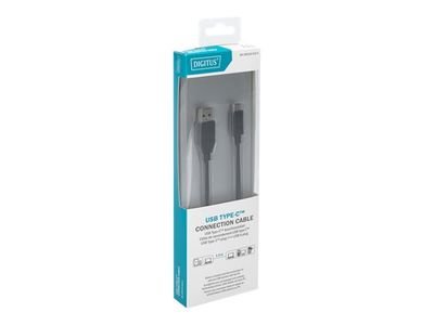 DIGITUS USB-C cable DB-300136-010-S - USB-A / USB-C - 1 m