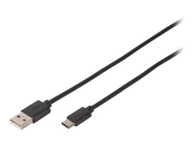 DIGITUS USB cable DB-300136-018-S - USB-A / USB-C - 1.8 m