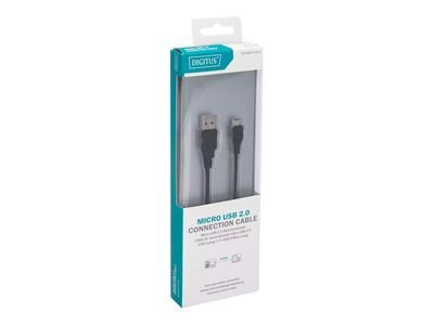 DIGITUS USB cable DB-300127-010-S - USB 2.0 / micro USB - 1 m