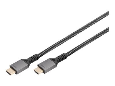DIGITUS HDMI cable with Ethernet DB-330200-010-S - 1 m