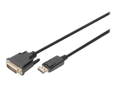 DIGITUS video adapter cable DB-340301-030-S - DisplayPort / DVI-D - 3 m