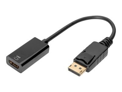 DIGITUS Video adapter cable DB-340415-002-S - DisplayPort / HDMI - 20 cm
