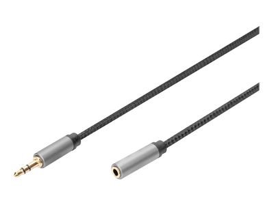 DIGITUS 3.5 mm Audio extension cable DB-510210-018-S - 1.8 m