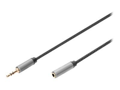 DIGITUS Audio extension cable DB-510210-030-S - 3.5 mm jack / 3.5 mm socket - 3 m