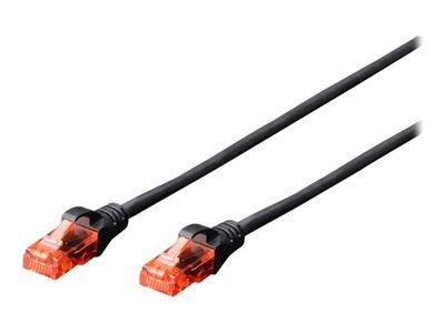 DIGITUS Professional patch cable - 3 m - black
