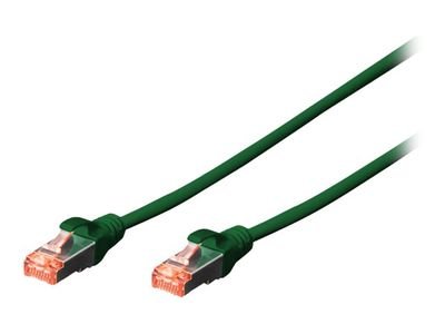 DIGITUS Professional patch cable - 25 cm - green