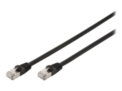 DIGITUS patch cable Professional - 3 m - black (DK-1644-030/BL-OD)