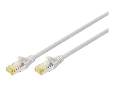 DIGITUS patch cable - 25 cm - gray