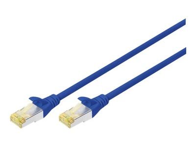 DIGITUS patch cable - 25 cm - blue