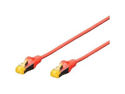 DIGITUS patch cable - 7 m - red