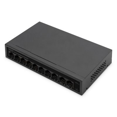 DIGITUS Switch DN-95354 - 10 Ports - 10x GE (10/100) - 8x PoE+