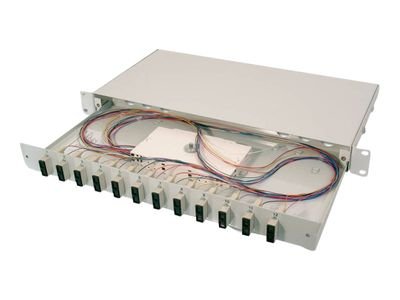 DIGITUS fiber-optic splice box DN-96321-4 - 1U - 19