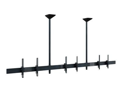 HAGOR comPROnents series mounting kit - side-by-side - for 3 flat panels - black