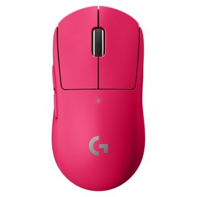 Logitech G PRO X SUPERLIGHT - Gaming - mouse - 2.4 GHz - magenta