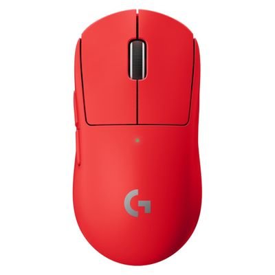 Logitech G PRO X SUPERLIGHT - mouse - 2.4 GHz - red