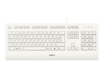 Logitech Keyboard K280e - White