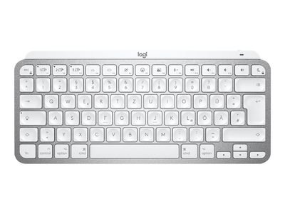 Logitech MX Keys Mini for Mac - keyboard - QWERTY - US International - pale gray Input Device