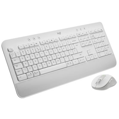 Logitech Keyboard and Mouse Set Signature MK650 Combo For Business - White
