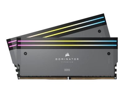 CORSAIR RAM Dominator Titanium RGB - 32 GB (2 x 16 GB Kit) - DDR5 6000 DIMM CL30