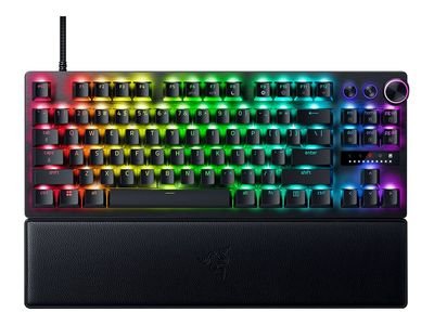Razer Huntsman V3 Pro - keyboard TKL - with LED array indicator - QWERTZ - German - black Input Device (RZ03-04980400-R3G1)