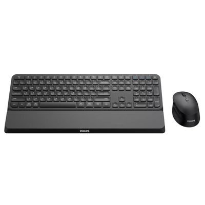 Philips wireless Keyboard and Mouse Set SPT6607B - Black
