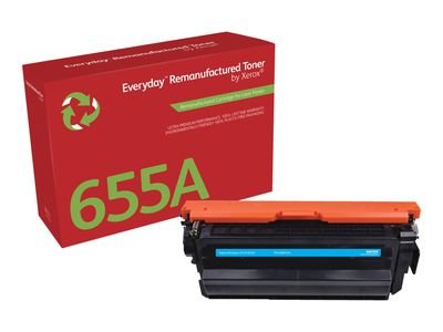 Xerox toner cartridge Everyday compatible with HP 655A (CF451A) - Cyan