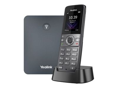 Yealink W74P - cordless VoIP phone - with Bluetooth interface with caller ID/call waiting - 3-way call capability