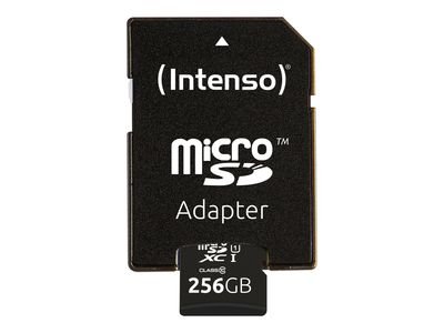 Intenso Premium - flash memory card - 256 GB - microSDXC UHS-I