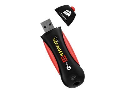 CORSAIR USB-Stick Voyager GT - USB 3.2 Gen 1 (3.1 Gen 1) - 256 GB Black / Red