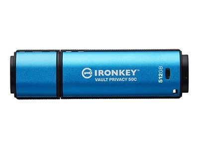 Kingston IronKey Vault Privacy 50C IKVP50C - USB flash drive - 512 GB - TAA Compliant