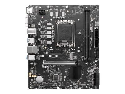 MSI Mainboard PRO H610M-E DDR4 - micro ATX - Socket LGA1700 - Intel H610 (7D48-001R)