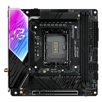 ASRock Phantom Gaming B860I Lightning WiFi - motherboard - mini ITX - LGA1851 Socket - B860