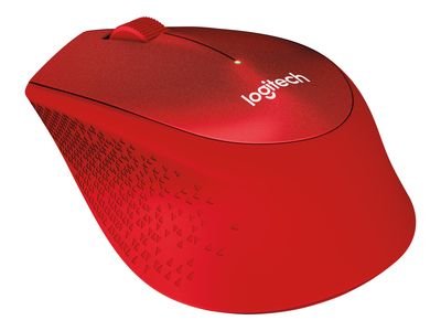 Logitech mouse M330 Silent Plus - red