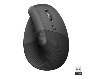 Logitech Lift Vertical Mouse - Black