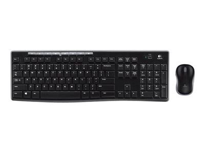 Logitech Keyboard and Mouse Set MK270 - US Layout - Black (920-004509)