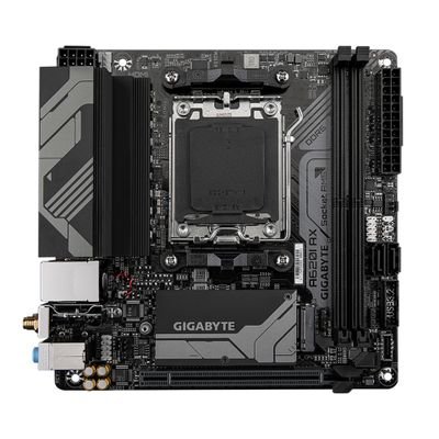 Gigabyte A620I AX - 1.0 - motherboard - mini ITX - Socket AM5 - AMD A620
